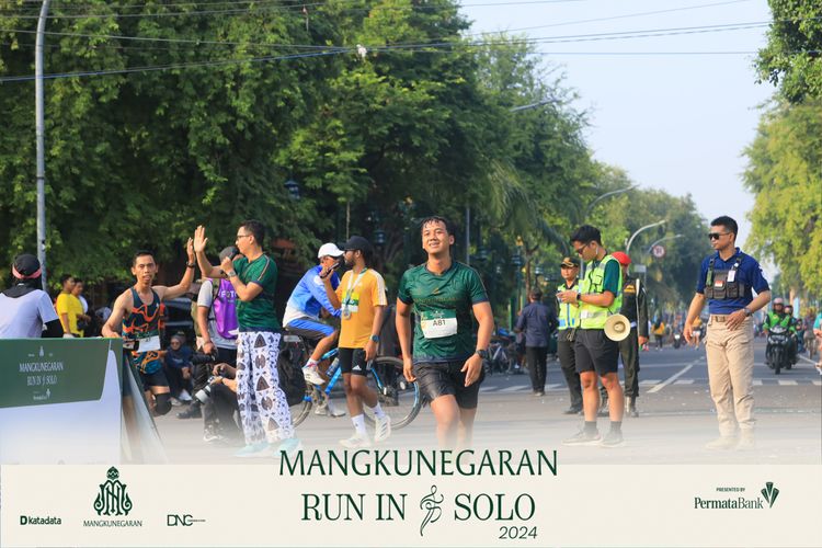 Race photo from Mangkunegaran Run 2024