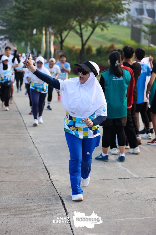 Race photo from Taman Budaya x BOGORUN 2025
