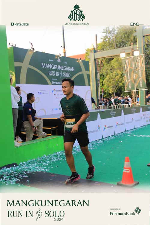 Race photo from Mangkunegaran Run 2024