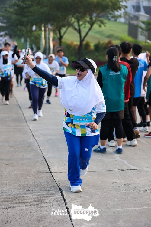 Race photo from Taman Budaya x BOGORUN 2025