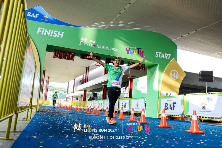 Race photo from BAF LIONS RUN 2024