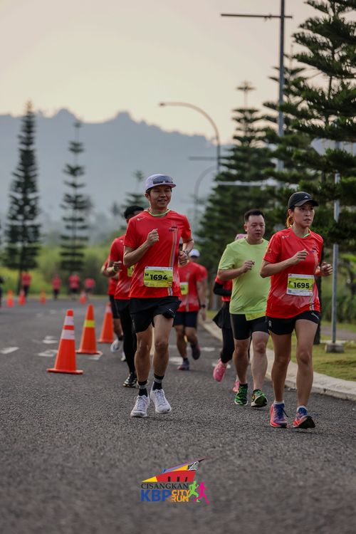 Race photo from CISANGKAN KBP CITY RUN 2025