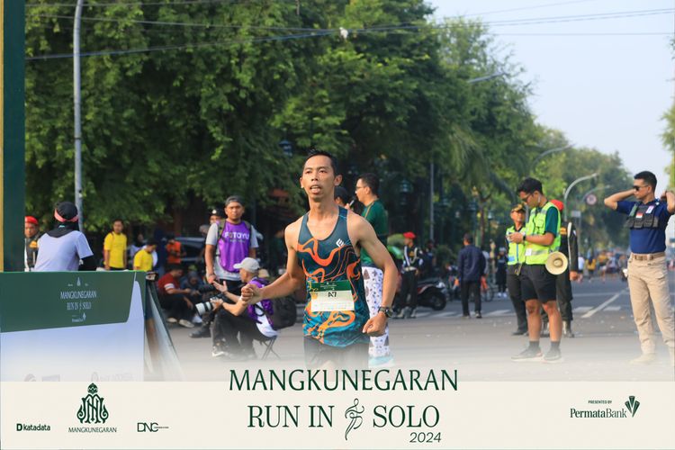 Race photo from Mangkunegaran Run 2024