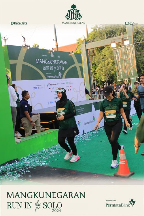 Race photo from Mangkunegaran Run 2024