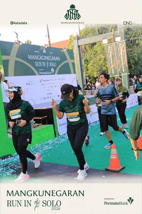 Race photo from Mangkunegaran Run 2024