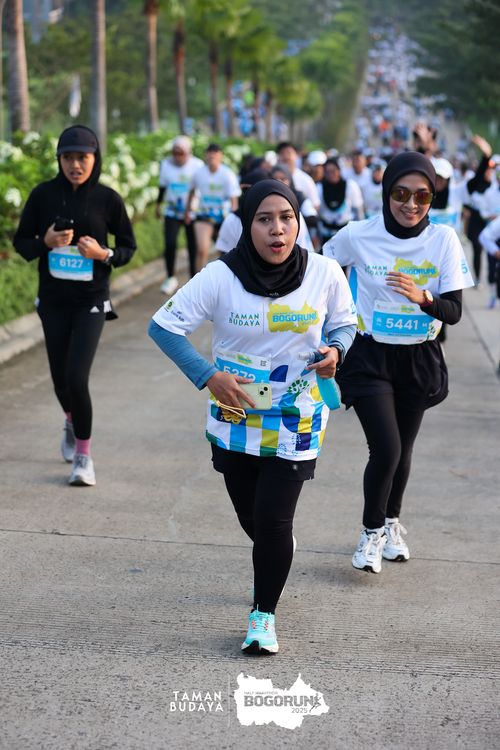 Race photo from Taman Budaya x BOGORUN 2025