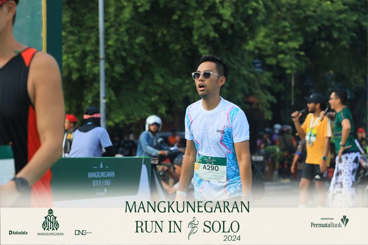 Race photo from Mangkunegaran Run 2024