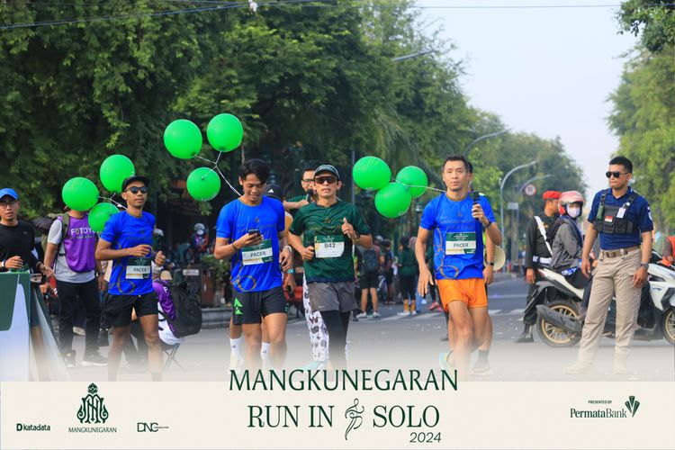 Race photo from Mangkunegaran Run 2024