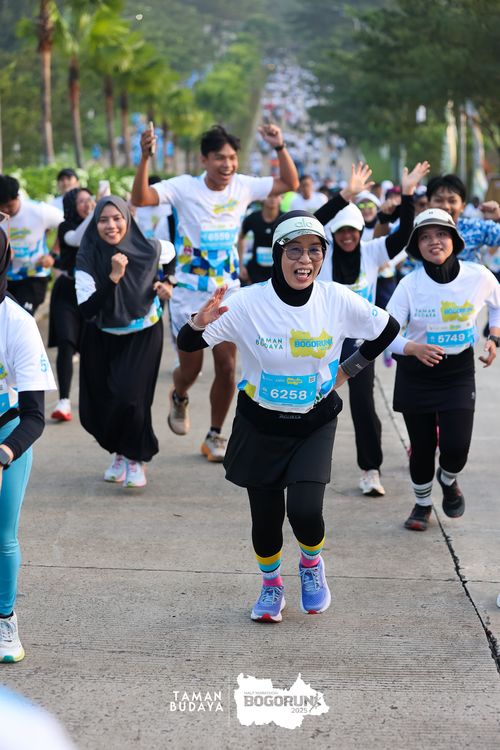Race photo from Taman Budaya x BOGORUN 2025