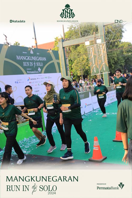 Race photo from Mangkunegaran Run 2024