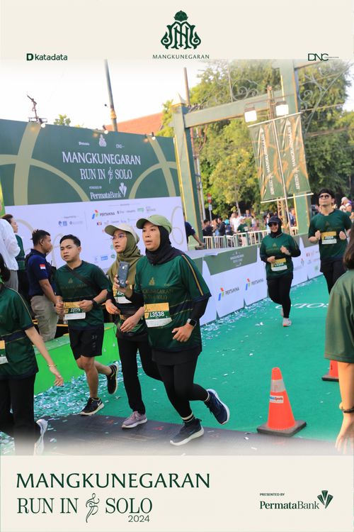 Race photo from Mangkunegaran Run 2024
