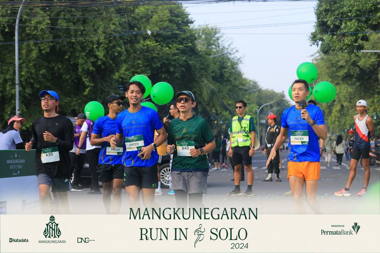 Race photo from Mangkunegaran Run 2024