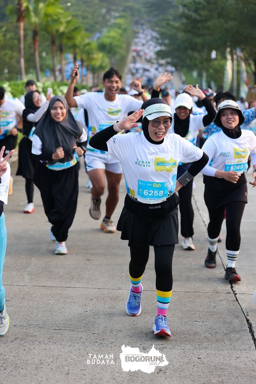 Race photo from Taman Budaya x BOGORUN 2025
