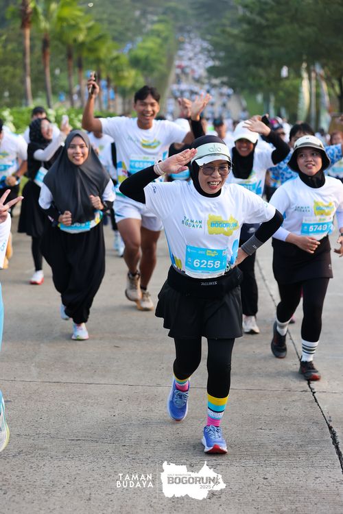 Race photo from Taman Budaya x BOGORUN 2025