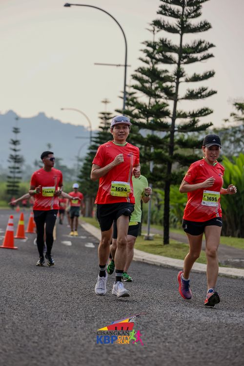 Race photo from CISANGKAN KBP CITY RUN 2025