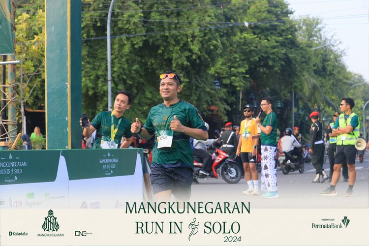 Race photo from Mangkunegaran Run 2024
