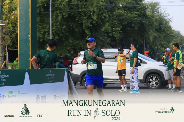 Race photo from Mangkunegaran Run 2024