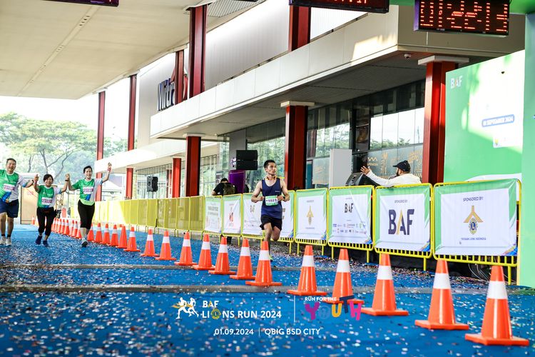 Race photo from BAF LIONS RUN 2024