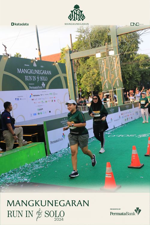 Race photo from Mangkunegaran Run 2024