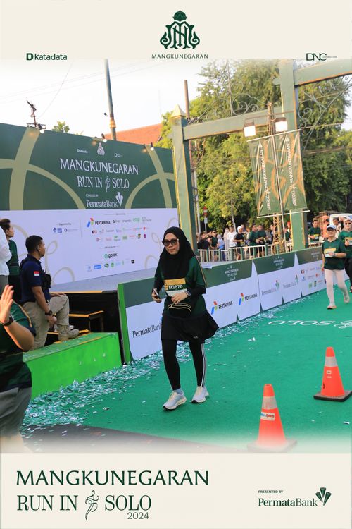 Race photo from Mangkunegaran Run 2024
