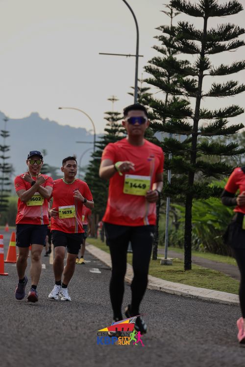 Race photo from CISANGKAN KBP CITY RUN 2025