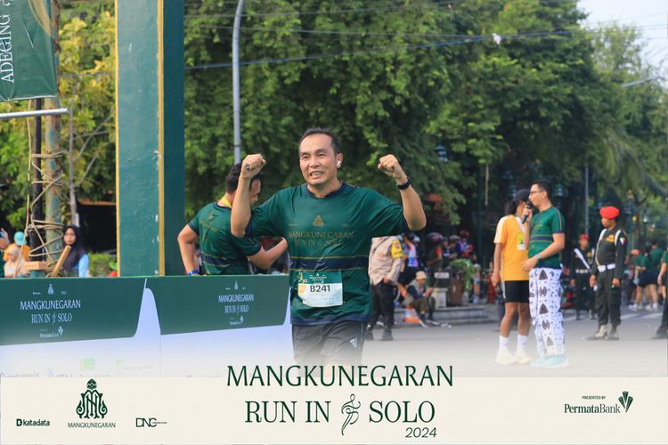 Race photo from Mangkunegaran Run 2024
