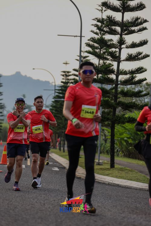 Race photo from CISANGKAN KBP CITY RUN 2025