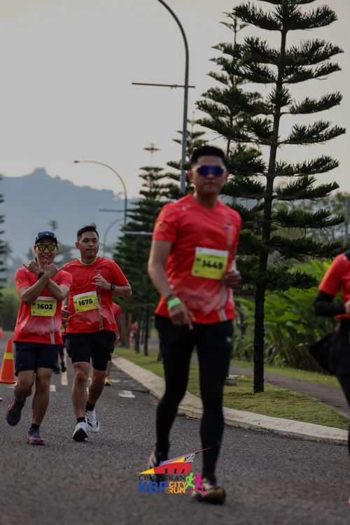 Race photo from CISANGKAN KBP CITY RUN 2025