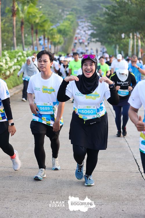 Race photo from Taman Budaya x BOGORUN 2025