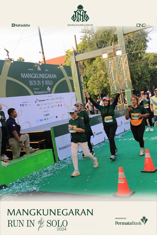 Race photo from Mangkunegaran Run 2024