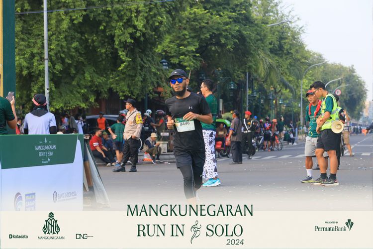 Race photo from Mangkunegaran Run 2024
