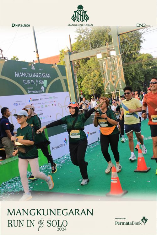 Race photo from Mangkunegaran Run 2024