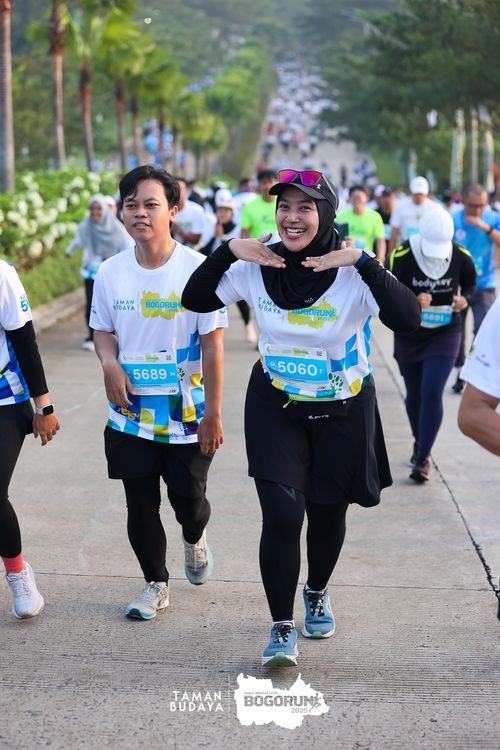Race photo from Taman Budaya x BOGORUN 2025