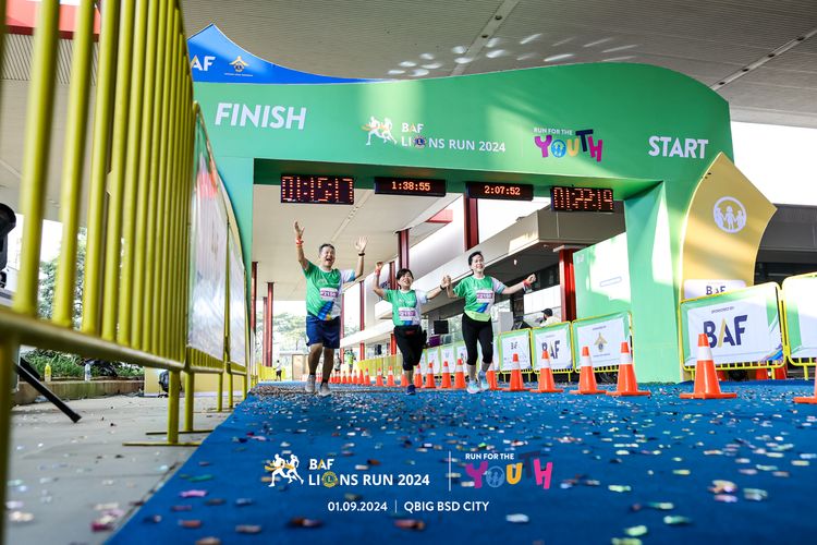 Race photo from BAF LIONS RUN 2024