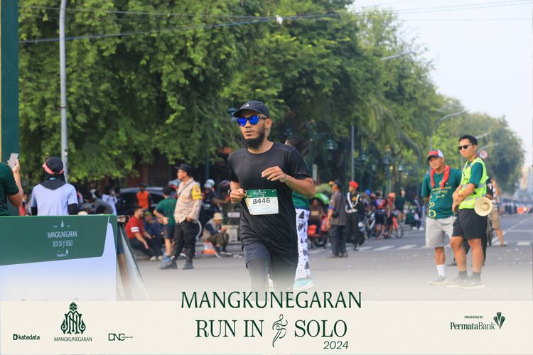 Race photo from Mangkunegaran Run 2024