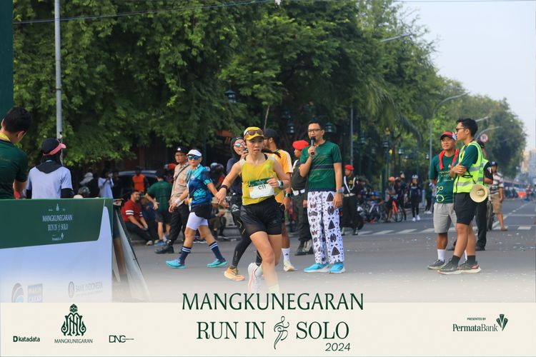 Race photo from Mangkunegaran Run 2024