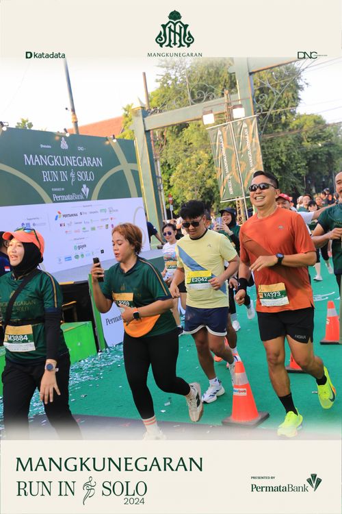 Race photo from Mangkunegaran Run 2024
