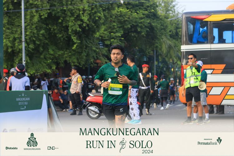 Race photo from Mangkunegaran Run 2024