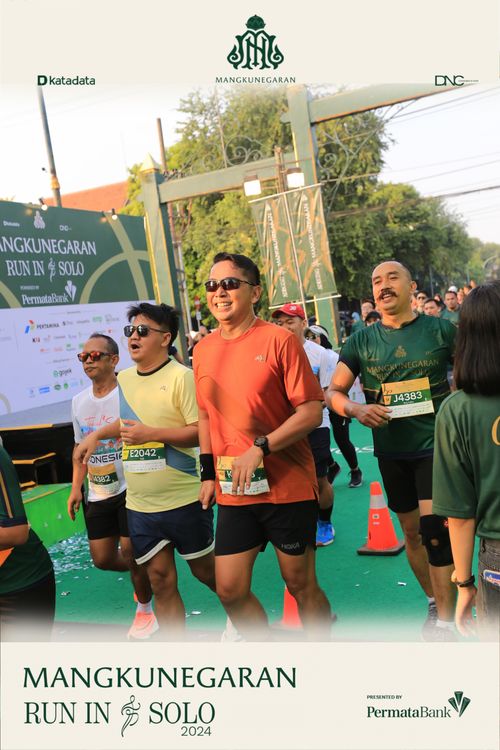 Race photo from Mangkunegaran Run 2024