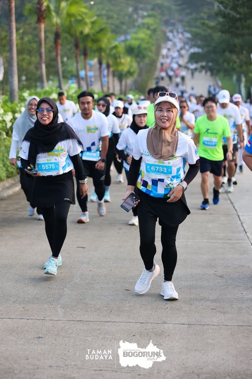 Race photo from Taman Budaya x BOGORUN 2025