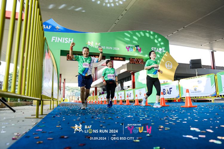 Race photo from BAF LIONS RUN 2024