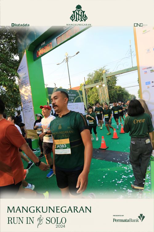 Race photo from Mangkunegaran Run 2024