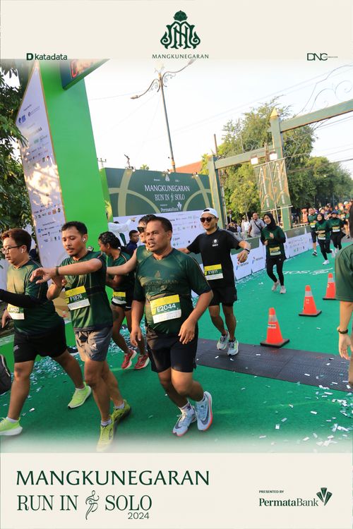 Race photo from Mangkunegaran Run 2024