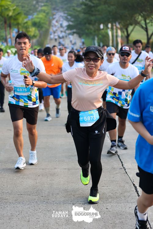 Race photo from Taman Budaya x BOGORUN 2025