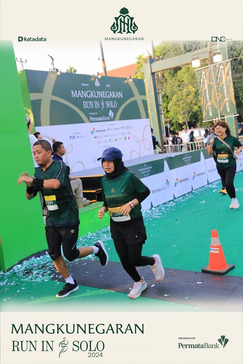 Race photo from Mangkunegaran Run 2024