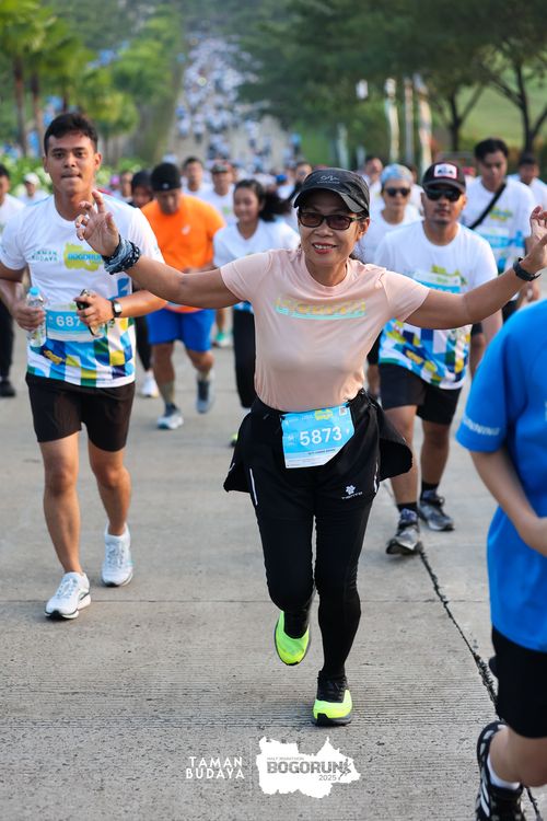 Race photo from Taman Budaya x BOGORUN 2025