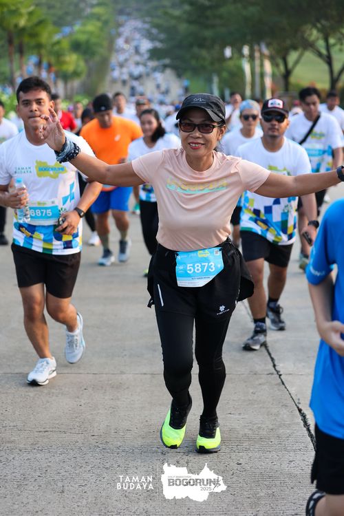 Race photo from Taman Budaya x BOGORUN 2025