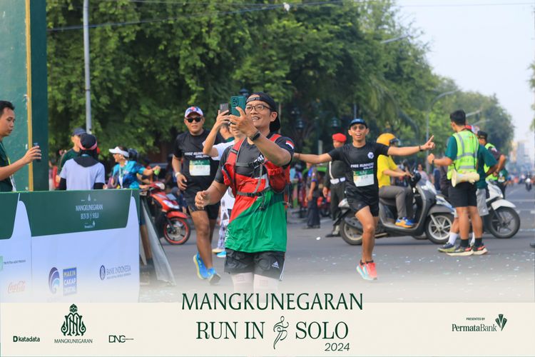 Race photo from Mangkunegaran Run 2024