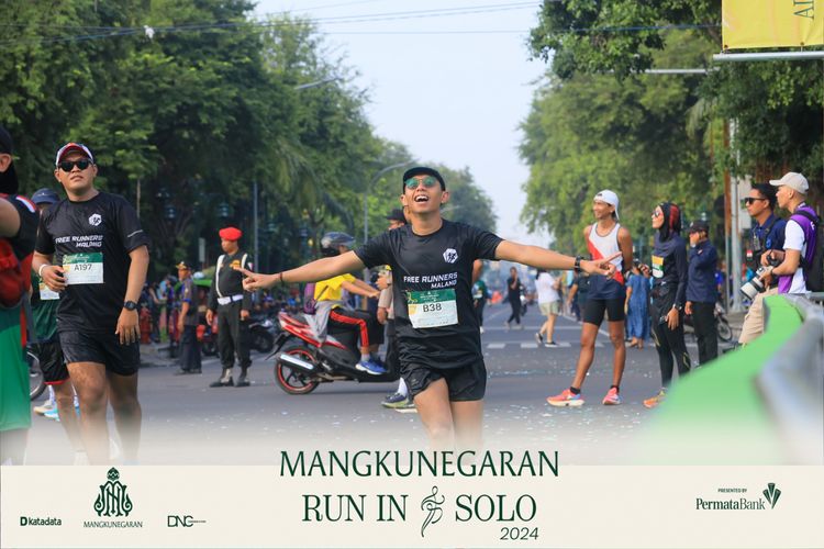 Race photo from Mangkunegaran Run 2024