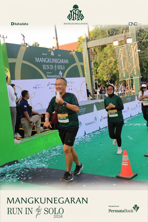 Race photo from Mangkunegaran Run 2024